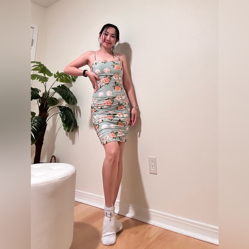 Floral printed dress